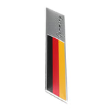 Goldenrod 3.9 Inch Car Sticker Germany Flag Fender Trunk Emblem Badge Decor For Audi