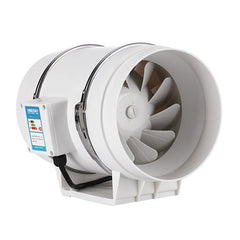 Lavender 8Inch 130W Silent Fan Extractor Duct Hydroponic Inline Exhaust Industrial Vent