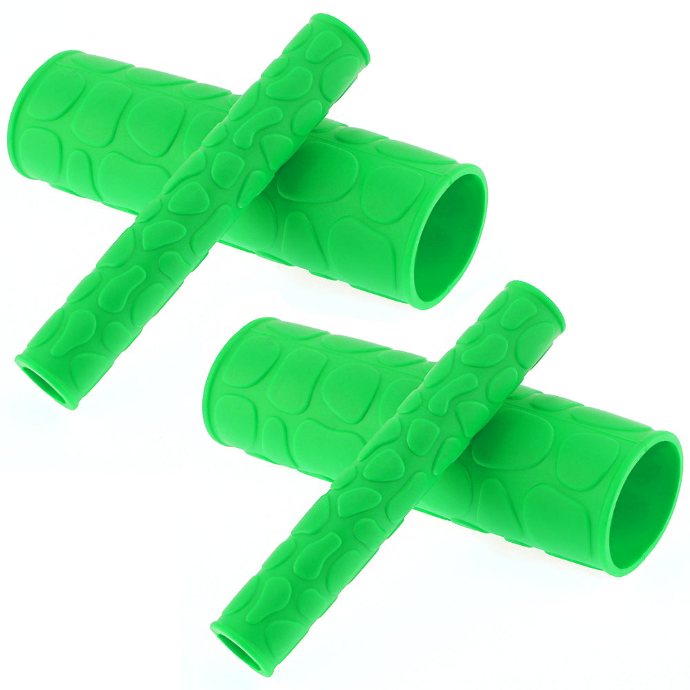 Lime Green Universal 1 Pair 106MM Motorcycle handlebar Grips Cover Motorcycle Handle Grips with Pattern