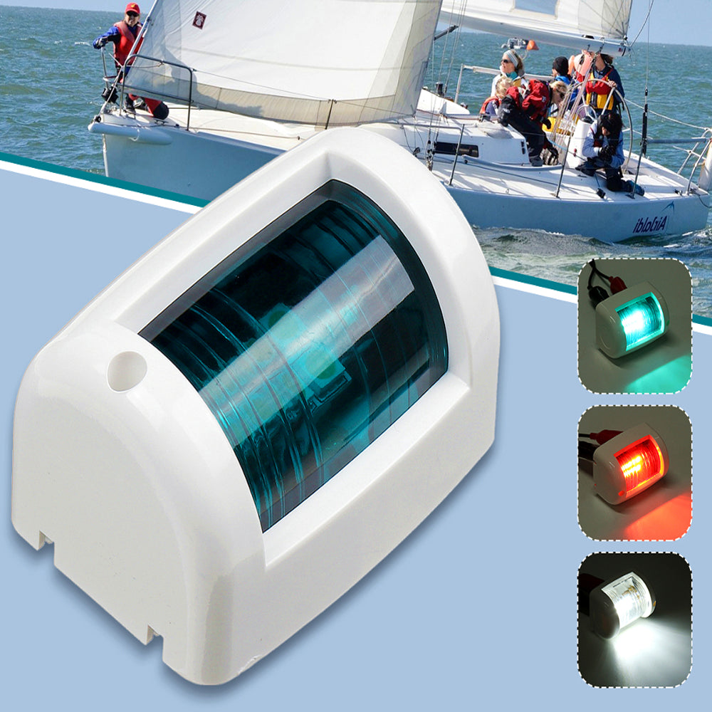 Cadet Blue 12V LED Side Marker Signal Lamp Navigation Lights For Port Starboard Marine Boat
