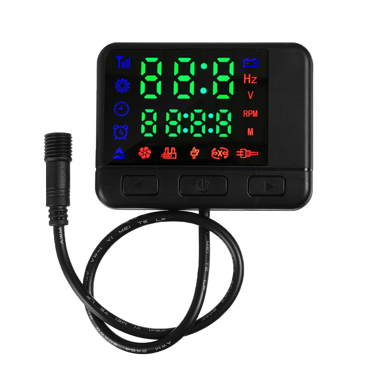 Black 12V 8KW Diesel Air Heater Car Parking Heater Black LCD Thermostat with Remote Control