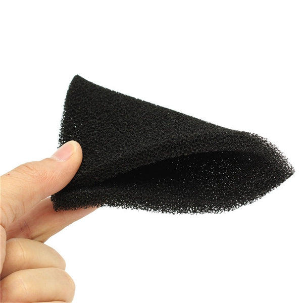 10pcs 28PPI Black Square Activated Carbon Foam Sponge Air Filter Pads Set for Smoke Absorber - Auto GoShop