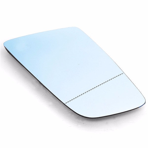 Left Side Blue Heated Electric Wing Mirror Glass For BMW 5 E60 E61 2003-2010 - Auto GoShop