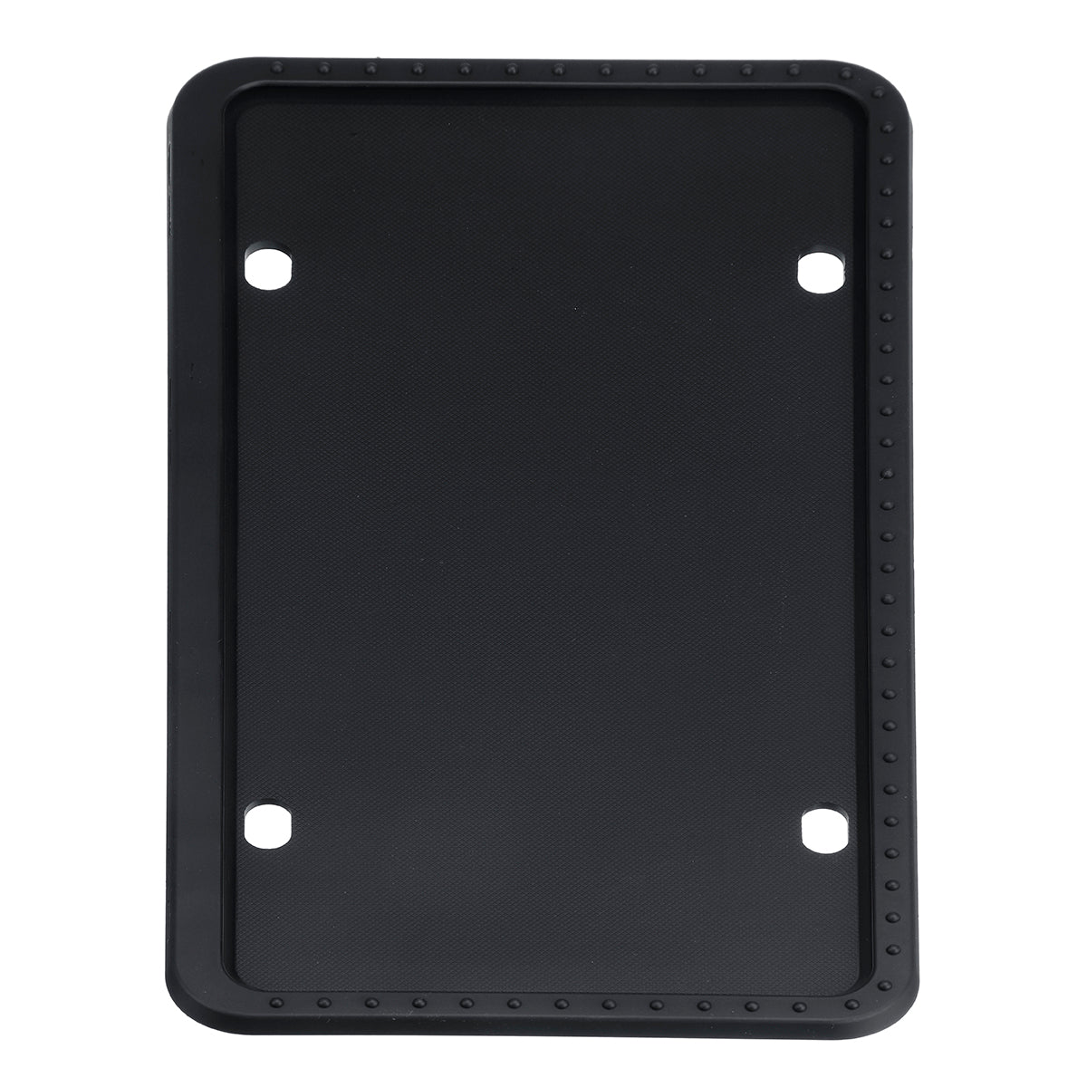 Dark Slate Gray Car Silicone License Plate Frame Tag Bracket Holder Protection Rack Universal