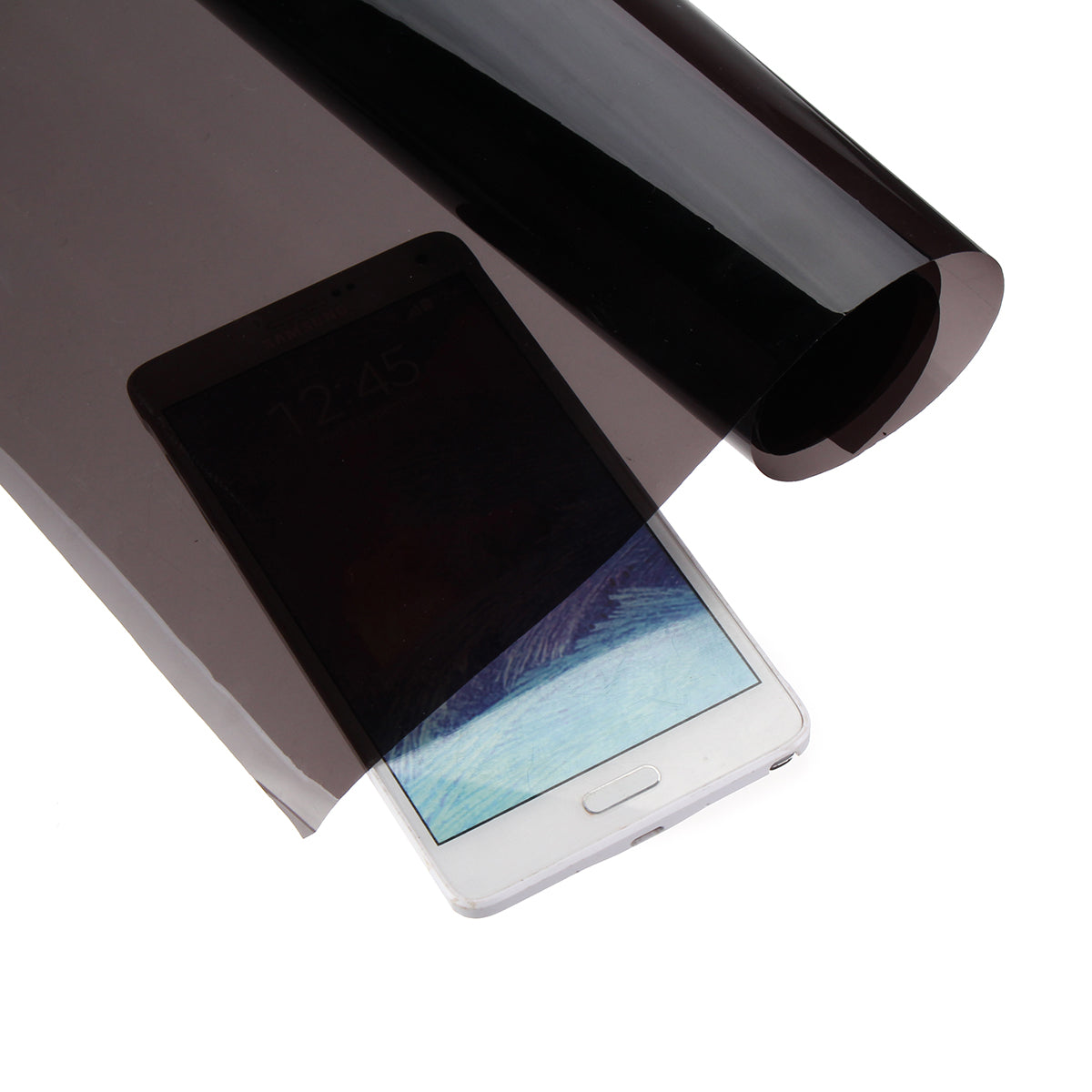 Black 50cmx1m 15% VLT Black Car Glass Window Tint Shade Film Roll for Home Office Boat