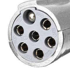 Seven Pin Trailer Plug Seven Hole Aluminum Plug S Type 24V - Auto GoShop