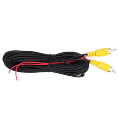 Universal 6M RCA Video Signal Cable with Detection Wire For Parking Rearview Reverse Camera Connecting To GPS Navigator Monitor - Auto GoShop