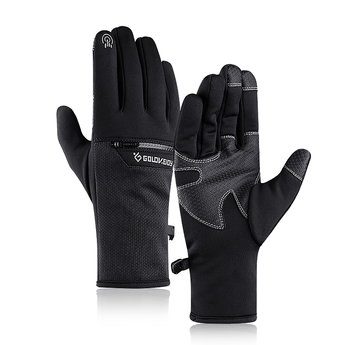 Black Waterproof Winter Skiing Gloves Touch Screen Sport Outdoor Snowboard Windproof Thermal