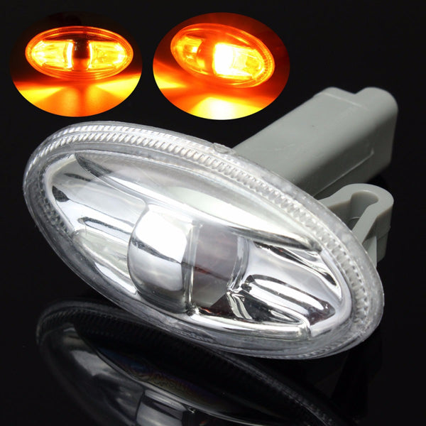 White Smoke Partner Side Indicator Repeater Light Lamp For Peugeot 108 107 407 206 1007 Bulb
