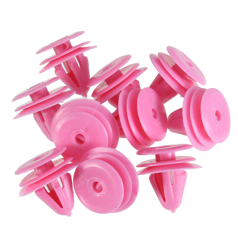 Hot Pink Pink Nylon Trim Panel Clip Car Fastener Clip For Hyundai Kia
