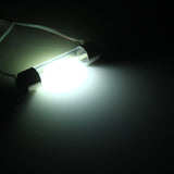 Mint Cream 31/36/39/41mm COB LED Festoon Dome Lights License Plate Reading Map Lamp 12V White