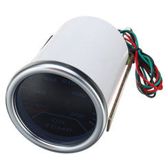 52mm 2 Inch Universal Car Smoke Lens LED Pointer Water Oil Temperature Temp Gauge Meter - Auto GoShop