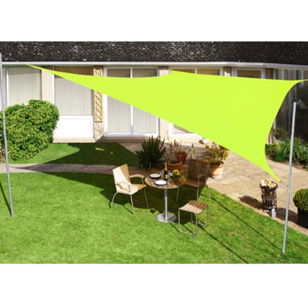 Green Yellow Tent Sunshade Sail Waterproof 420D Oxford Polyester Garden Canopy Cover Awning Outdoor Marine Yard Plant Protection