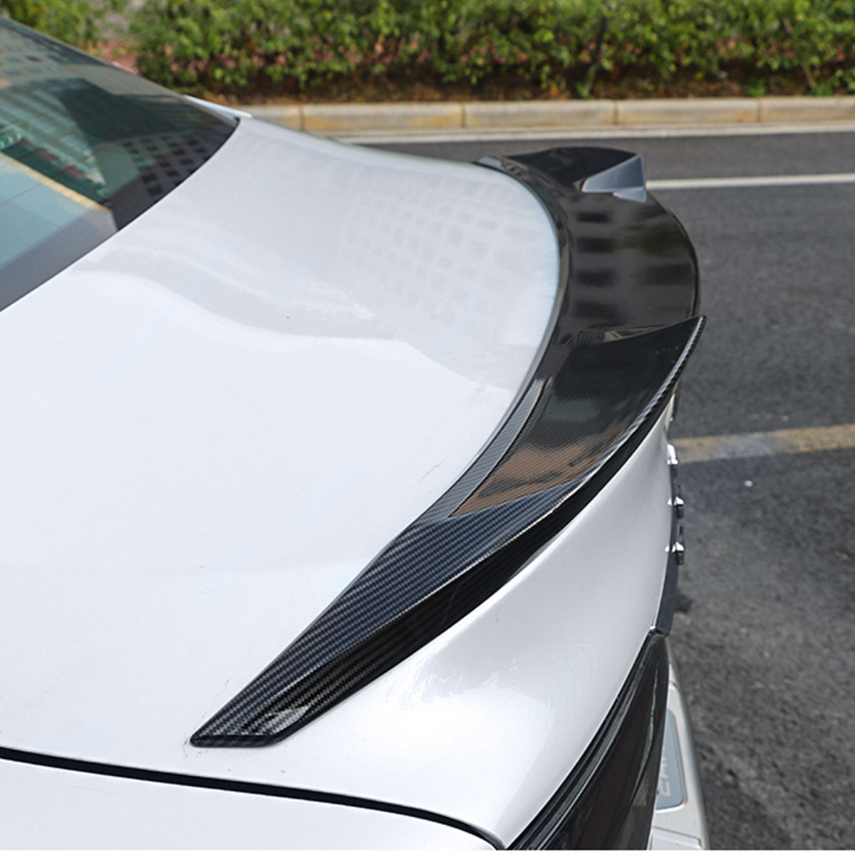Carbon Fiber Color M4 Style Rear Trunk Lid Spoiler For Toyota Camry Se Xse Le Xle 2018-2020 - Auto GoShop