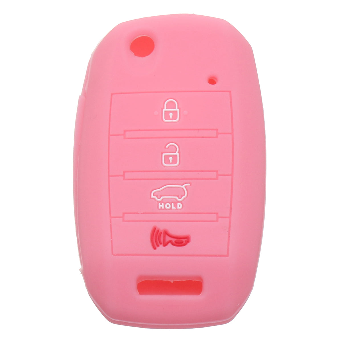 Light Pink Car 4 Buttons Remote Key Cover Multicolor For KIA