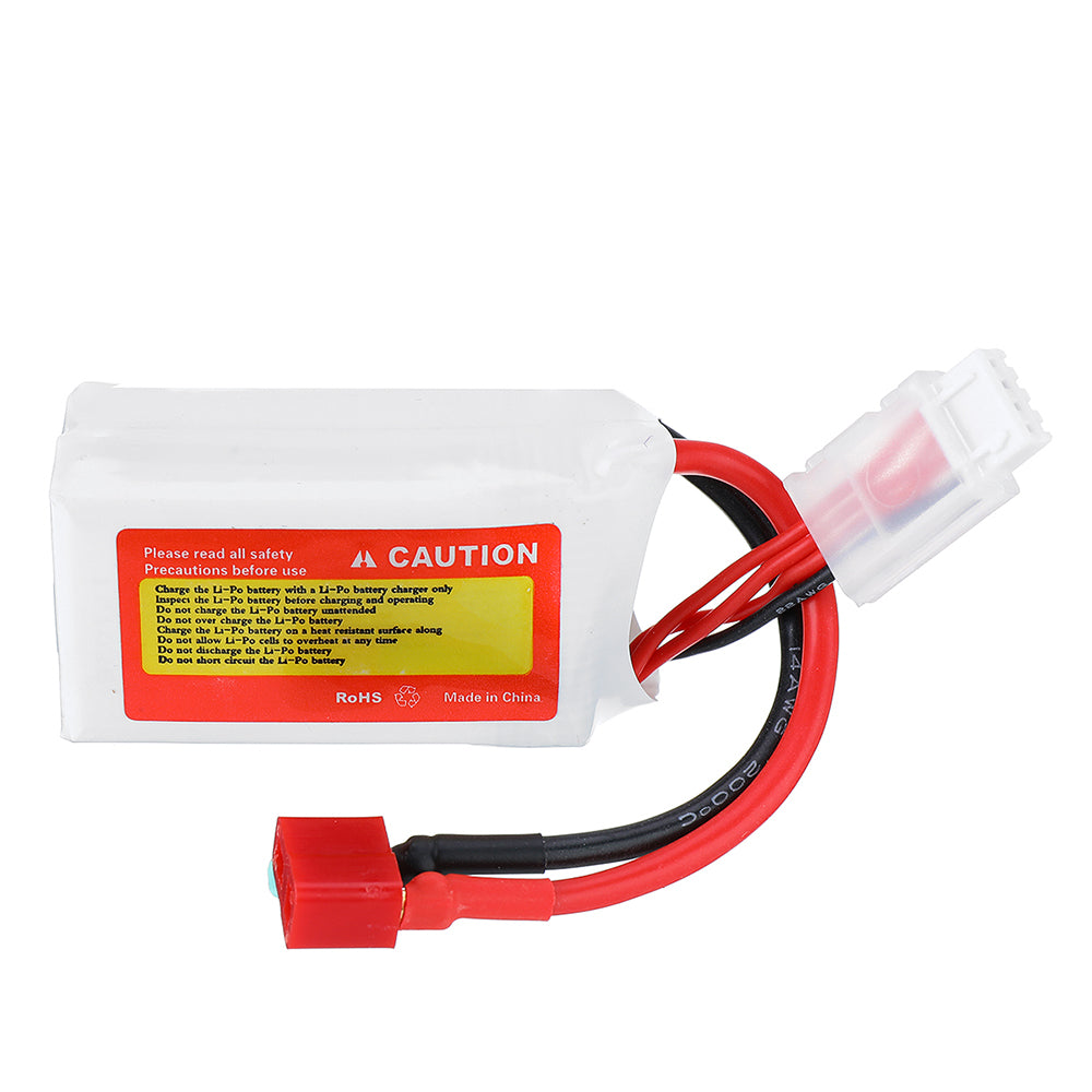 Orange Red ZOP Power 11.1V 1300MAH 20C 3S Lipo Battery T Plug for RC Car