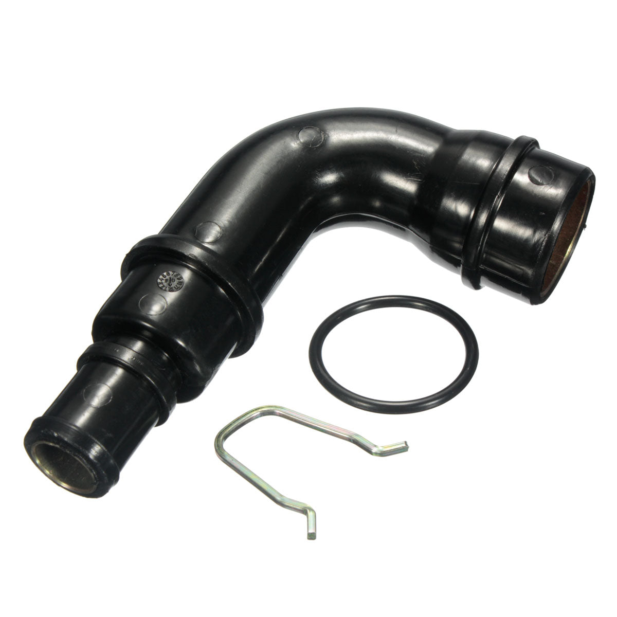 Black Breather Hose Pipe Tube Vacuum Vent With Clip &Seal For VW GOLF MK4 AUDI A3 1.8T