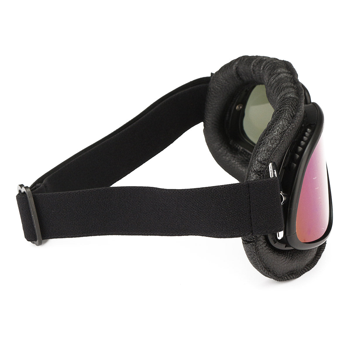 Dark Slate Gray Motorcycle Goggles Scooter Helmet Leather Anti UV Fog Protector Glasses