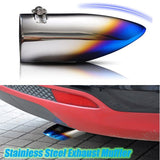 76mm 3.00 Diameter Inlet Stainless Steel Exhaust Tail Pipe Muffler Silencer for Focus 2 3 - Auto GoShop
