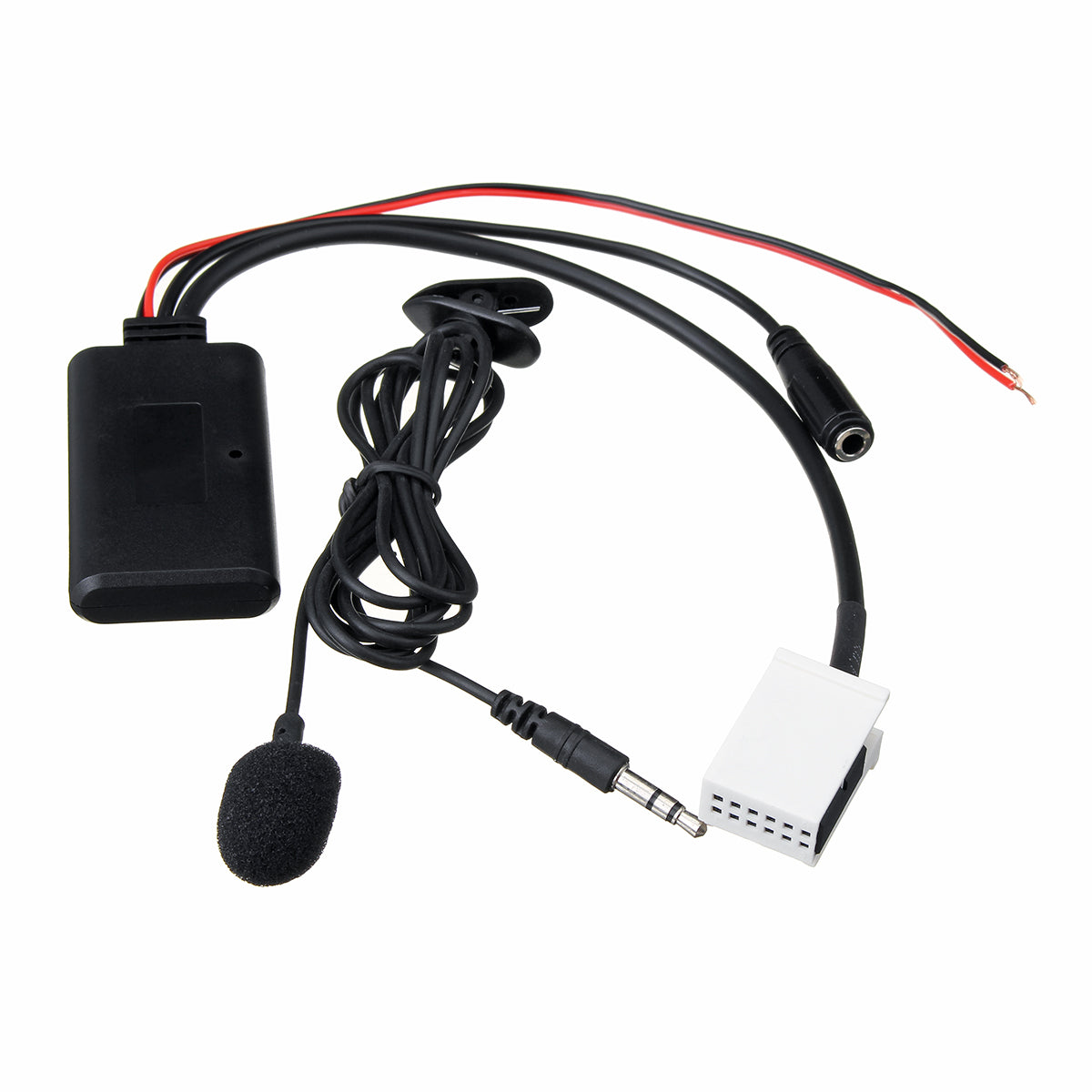 Black Car  Audio Cable Adapter AUX Cable With Micro For  Peugeot