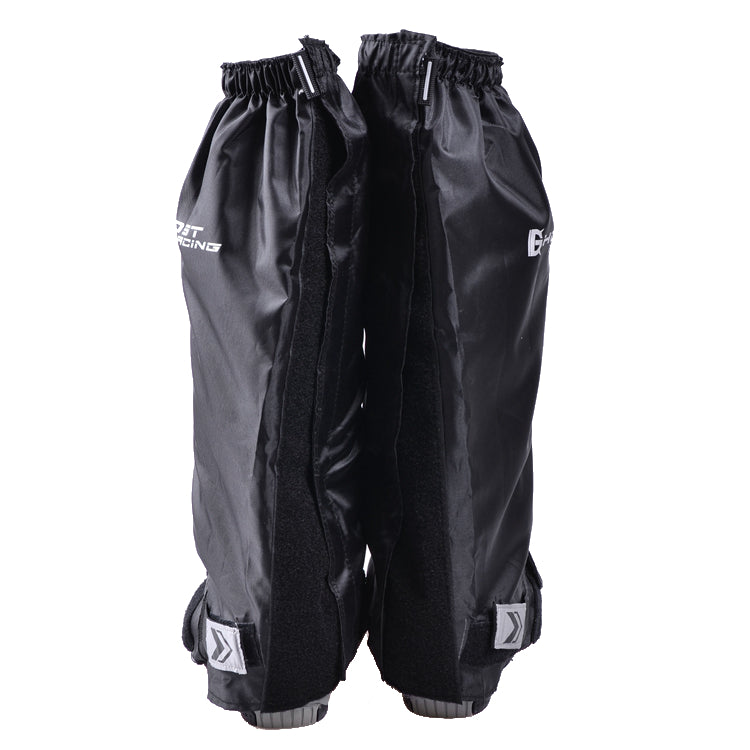 Black GHOST RACING Waterproof Shoe Rain Covers Motocross Motorcycle Gear Bike Reusable Anti-Slip Rain Snowshoes