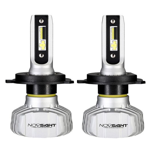 Black NovSight A500-N15 50W 10000LM LED Car Headlights Bulbs Fog Lamp H1 H3 H4 H7 H11 9005 9006 6500K