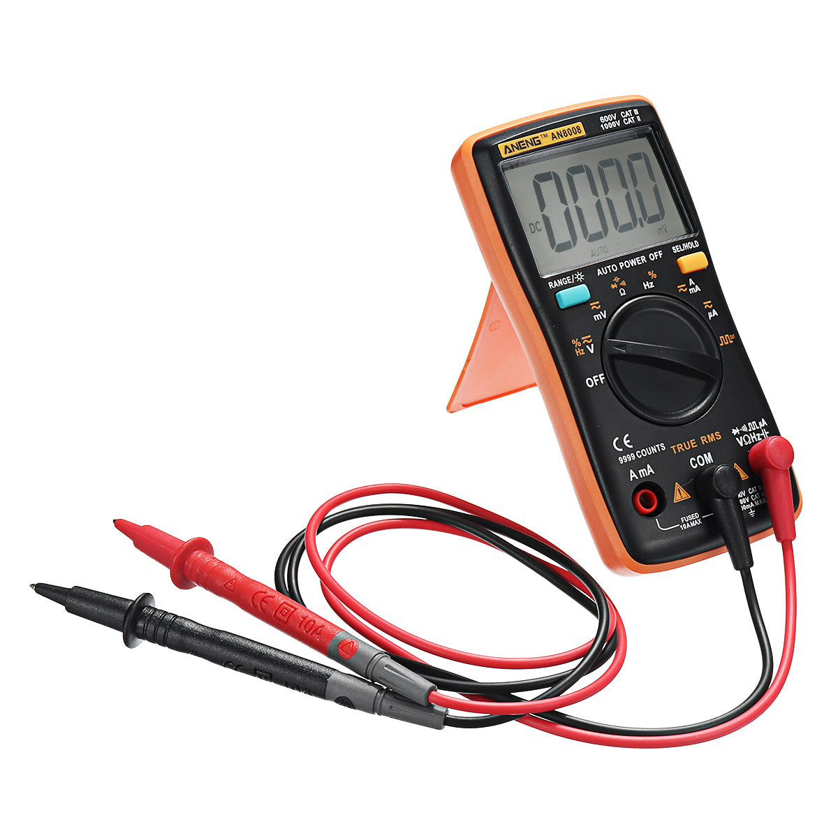 Digital Multimeter Amperometer Universal Meter 9999 Counts Backlight AC DC Current/Voltage Resistance Frequency Capacitance - Auto GoShop