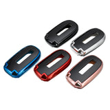 2 IN 1 TPU Remote Key Case Cover Fob w/ Protective Film For Dodge Charger Jeep - Auto GoShop