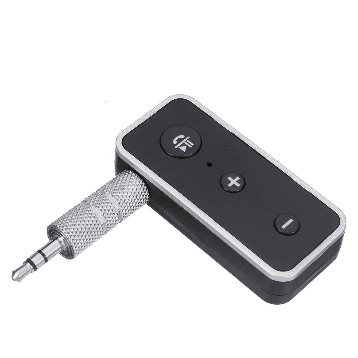 Dark Slate Gray BT510 Car bluetooth 5.0 Audio Receiver EDR 3.5mm AUX 300mAh Li Battery Built-in Microphone Hands-free Call