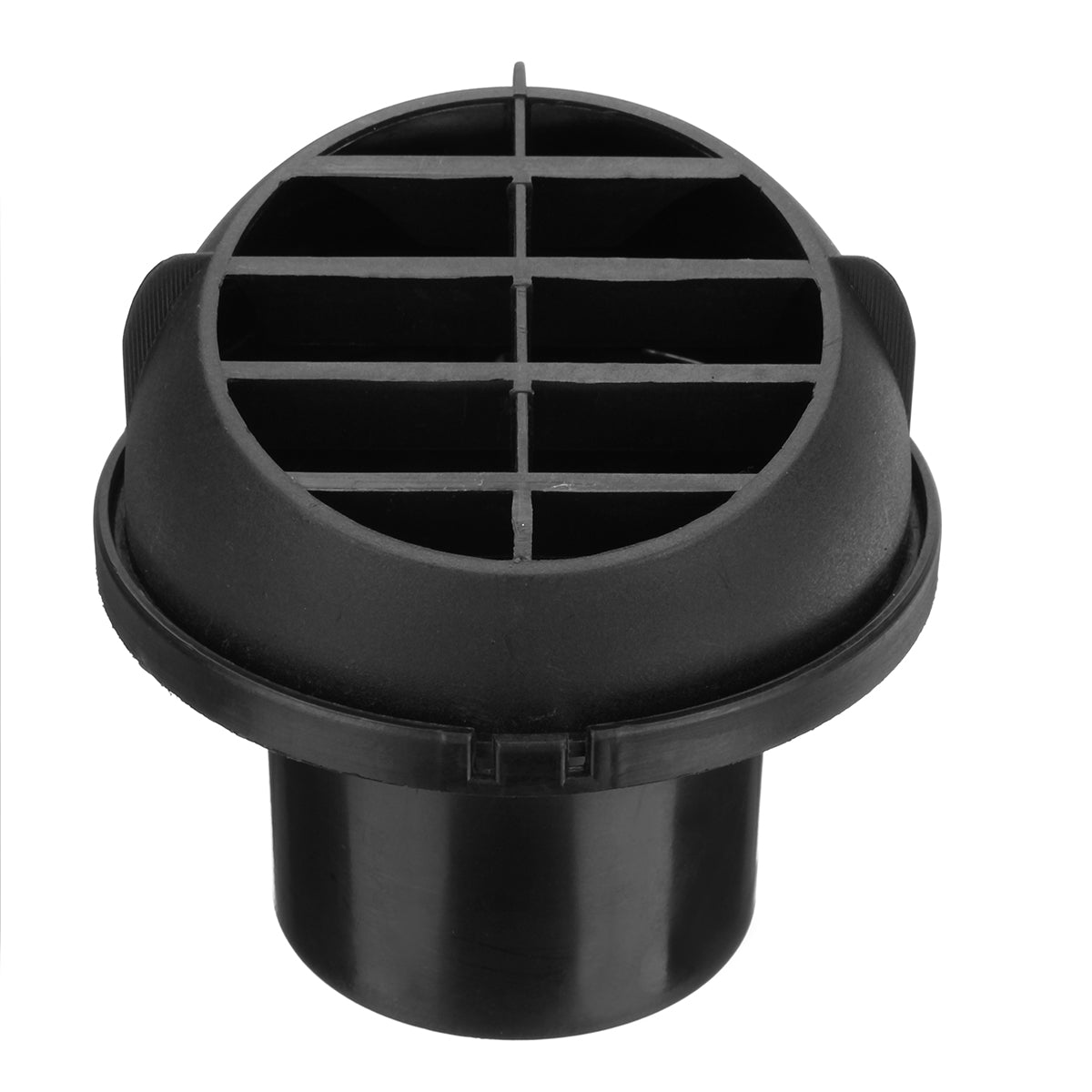 Black 60mm Heater Duct Pipe Air Outlet Vent Hose Clip For Eberspacher Diesel Heater