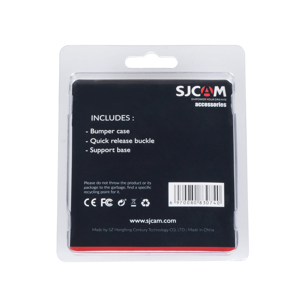 Black SJCAM Accessories Protective Frame Case Protector for SJ8 Series SJ8Plus SJ8Pro SJ8Air Sport Camera