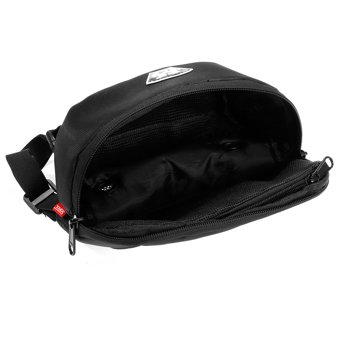 Black Motorcycle Handlebar Waist Tool Bag Pouch Outdoor Travel Storage Waterproof Black