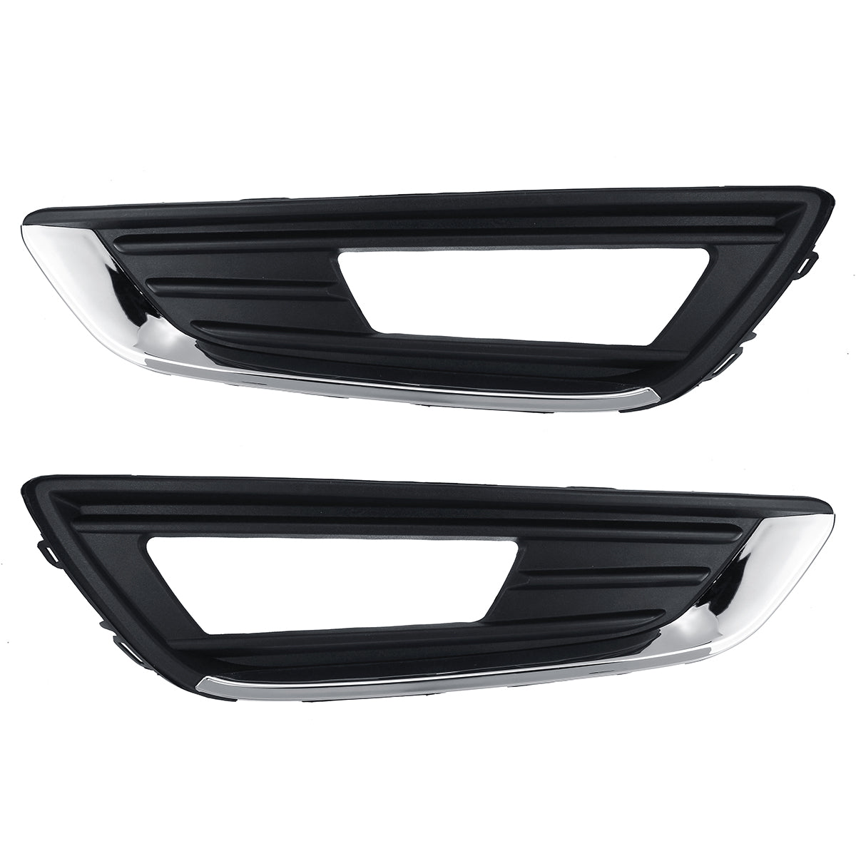 Black Car Front Left/Right Fog Lamp Cover For Ford Focus Hatchback Estate 2015-2018