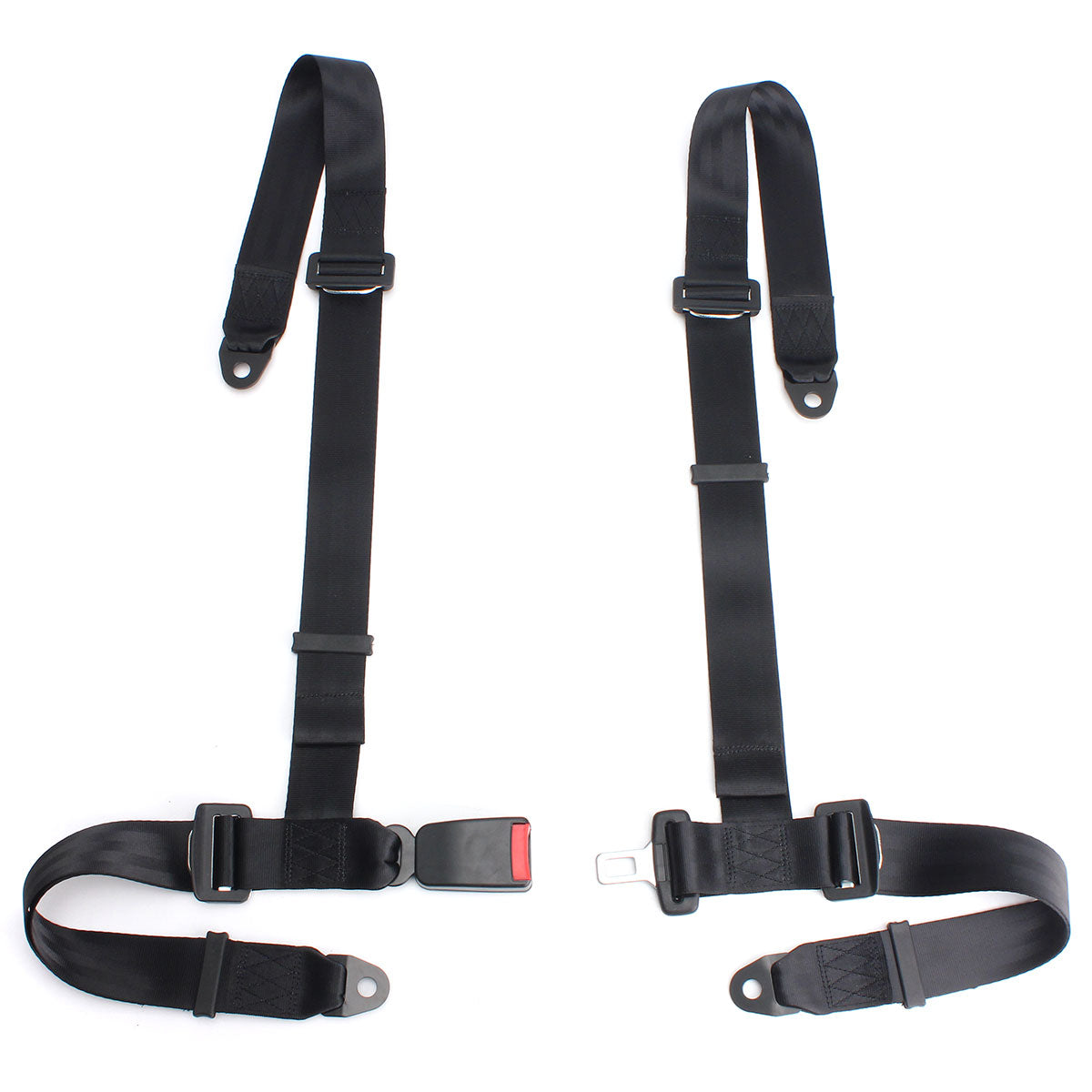 Sport Racing Car Harness Safety Seat Belt 3 4 Point Fixing Mounting Quick Release - Auto GoShop