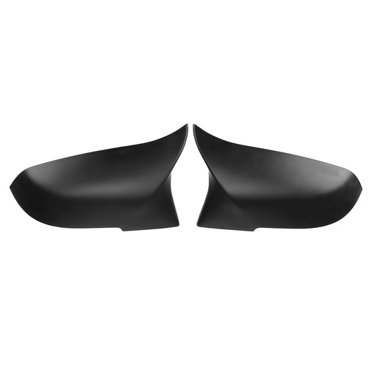 1 Pair Matte Black Car Rearview Mirror Cover Cap For BMW F20 F21 F22 F30 F32 F36 X1 F87 M3 - Auto GoShop
