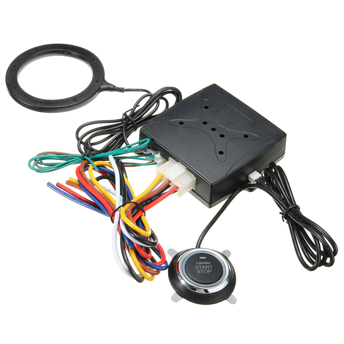 Car Engine Push Start Buttons RFID Lock Ignition Starter Keyless Entry Start 12V - Auto GoShop