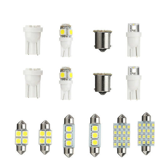 Lavender 14PCS LED Interior Lights Kit T10 1157 36mm  Festoon Dome License Plate Bulbs White