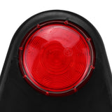 Firebrick 12V 24V 8 LED Side Marker Lights Indicator Rubbers Lamp Red+White For Trailer Truck Caravan Van