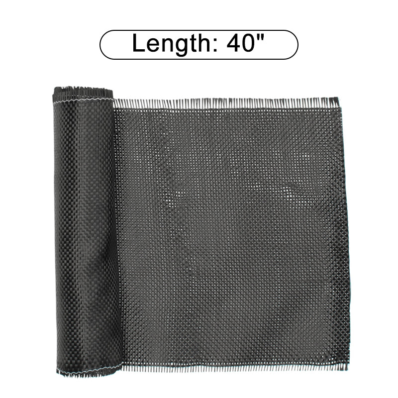 Dim Gray 3K 200gsm Carbon Fiber/Fibre Cloth Black Cloth Fabric Twill Weave