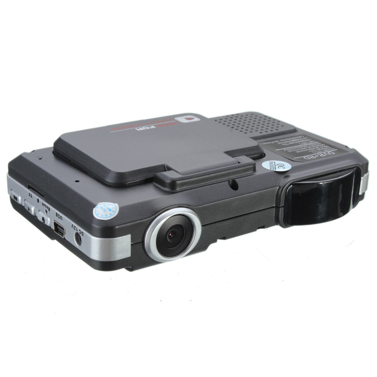 Light Slate Gray 2in1 5MP Car DVR Recorder+Radar Laser speed Detector Trafic Alert
