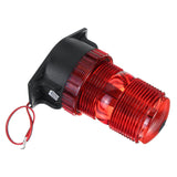 Dark Red 12-24V 30 LED Roof Rotating Beacon Strobe Tractor Warning Light Lamp