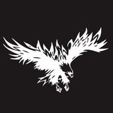 Snow 33x50cm Universal Car Stickers Body Hood Vinyl Eagle Engine Cover Decal Decoration