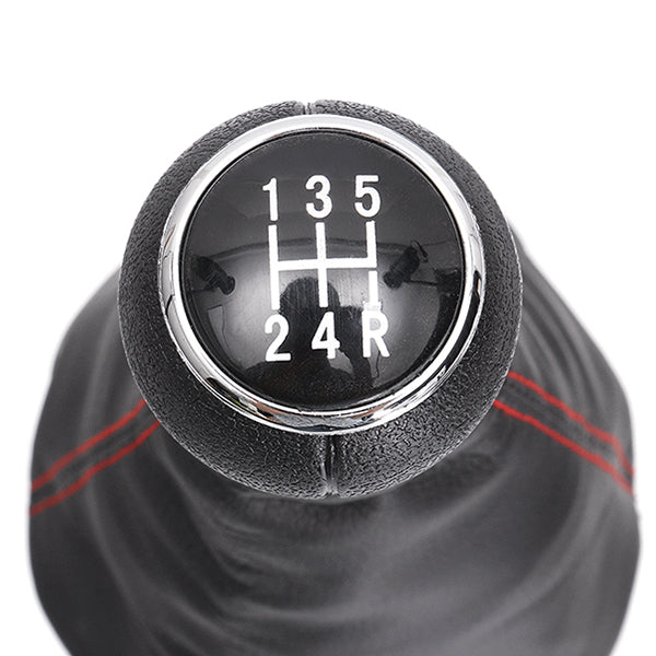 Dark Slate Gray 5 Speed Gear Shift Knob With Leather Boot For VW Golf 3 MK3 92-98/Vento 92-98