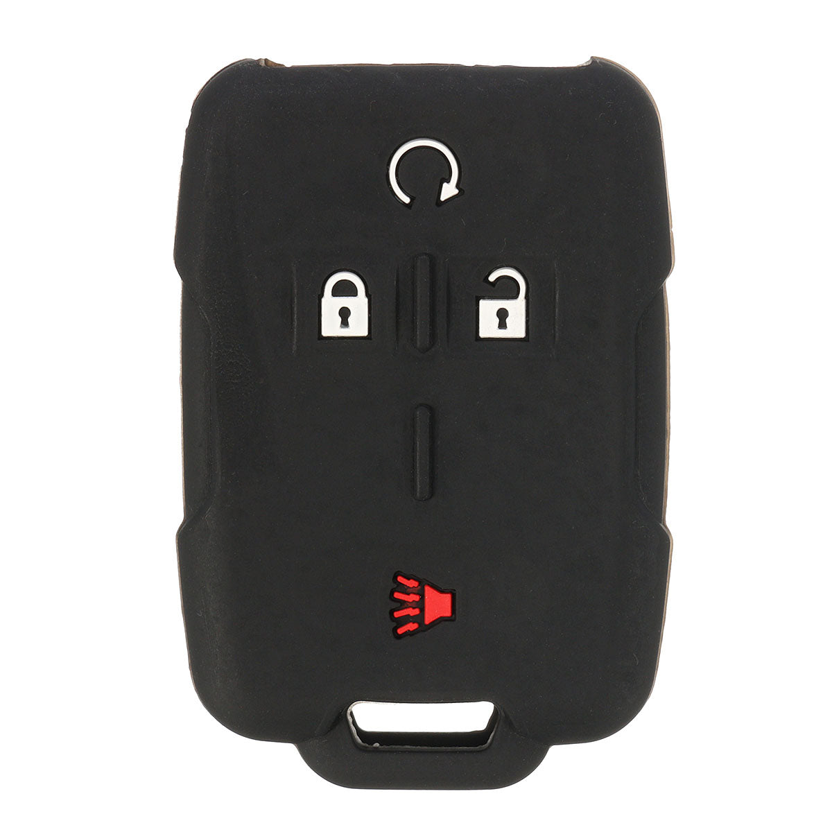 4 Button Silicone Remote Key Cover Holder For Chevrolet Silverado GMC Sierra UK - Auto GoShop