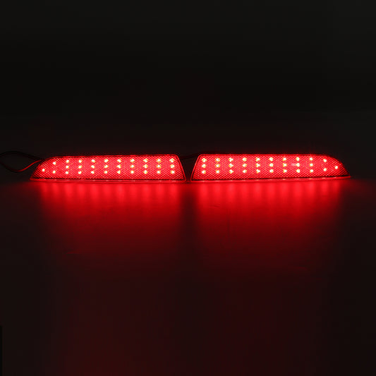 Red 2Pcs LED Turn Lights Rear Bumper Reflector Tail Stop Brake Lamp For Mercedes Vito Viano W447
