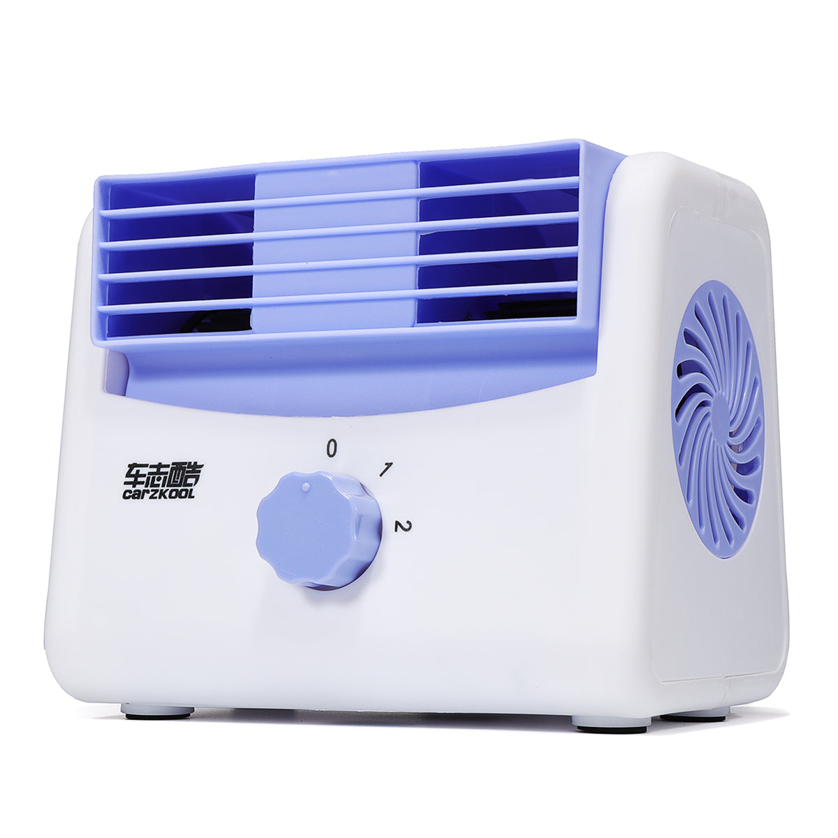 Portable Cooling Fan Air Conditioner Bladeless Personal Space Cooler for Home Office Desk Car 12V (12V) - Auto GoShop