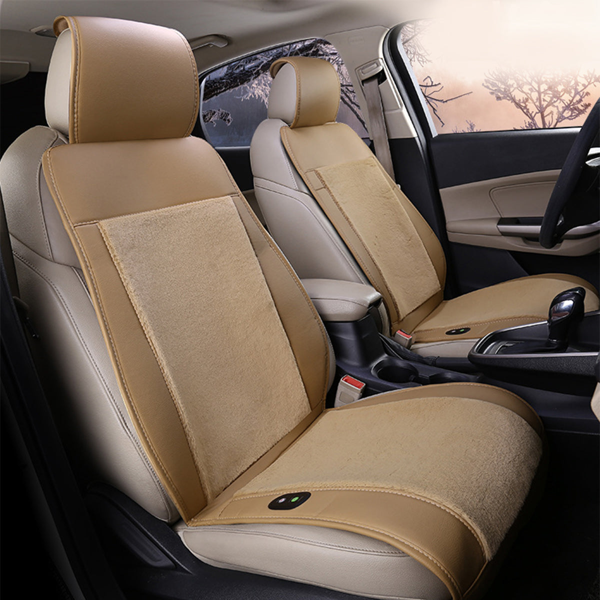 12V 24V Heated Car Seat Cushion Cover Seat Heater Warmer Winter Cushion - Auto GoShop