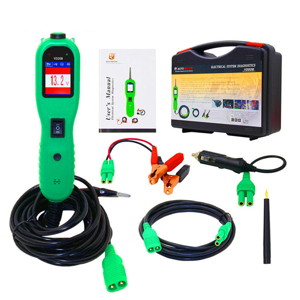 YD208 Car Electrical System Diagnostic Scanner Tool Circuit Tester Powerful Function Power Probe Voltage Test Scanner - Auto GoShop