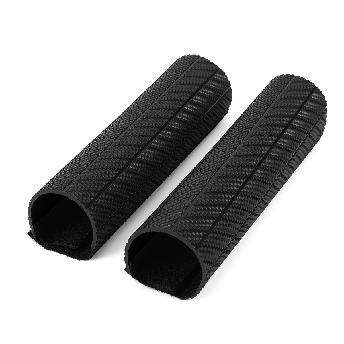 Dark Slate Gray Motorcycle Front Fork Protector Shock Absorber Guard Wrap Cover Skin