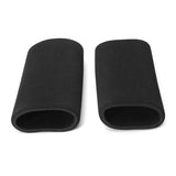 Dark Slate Gray Motorcycle Foam Handlebar Grip Slip-on Anti Vibration Comfort Cover Black